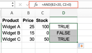 Excel AND Function Tutorial: Create Multiple Condition Formulas (2025 ...