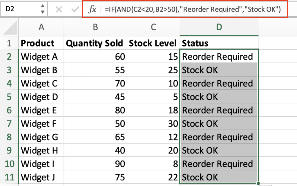 Condition Formula Excel AND Function Tutorial: Create Multiple Condition Formulas (2025 ...