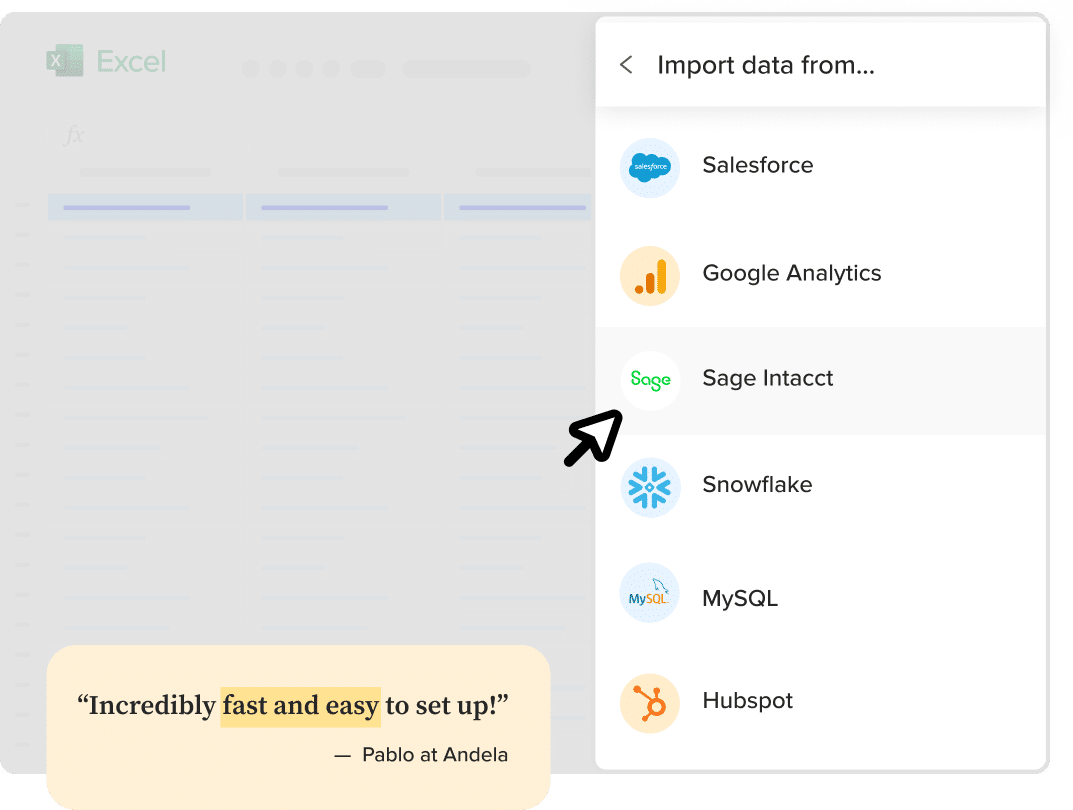 Connect Sage Intacct to Excel in 3 Minutes Coefficient