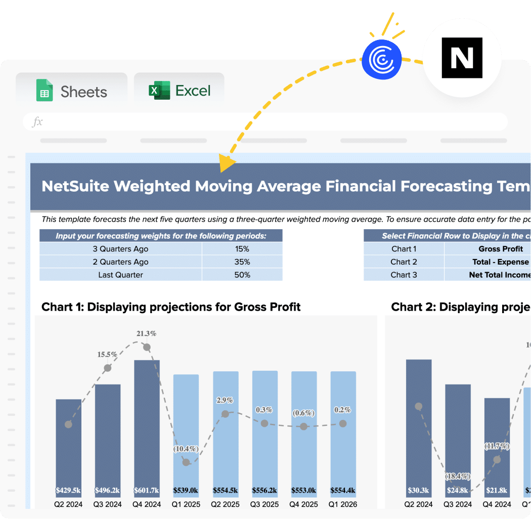 NetSuite Financial Forecasting Template