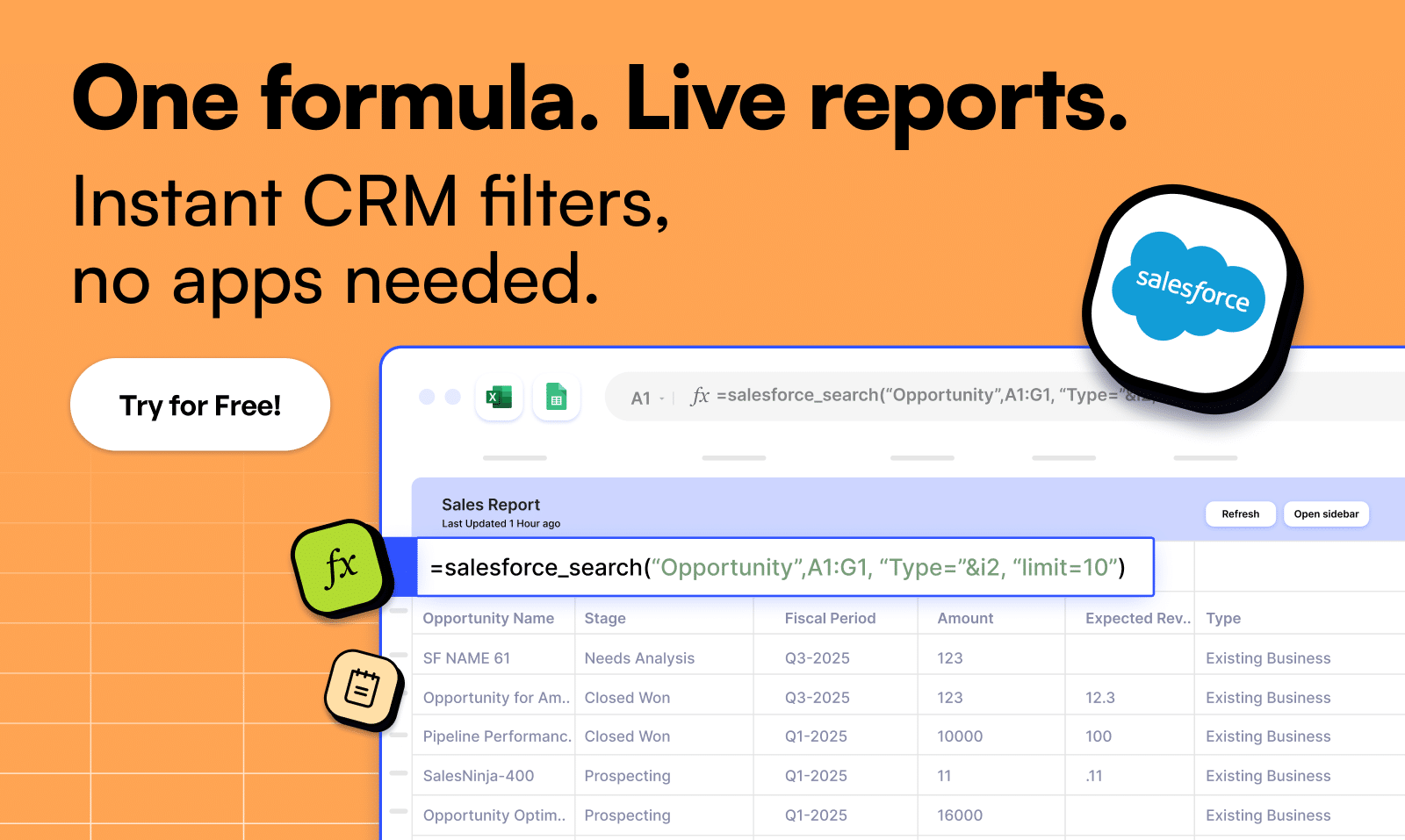 formula imports for salesforce and hubspot