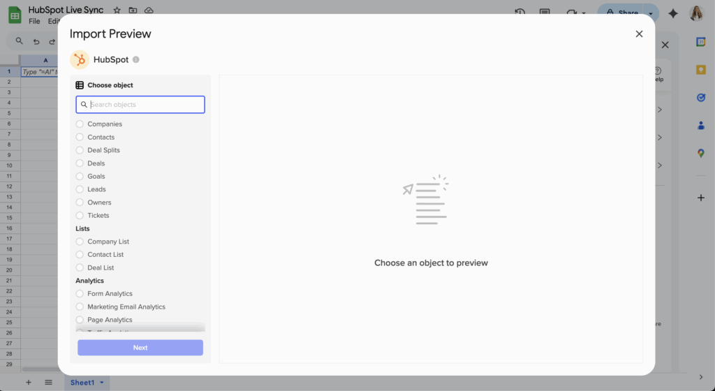 export hubspot sequence and campaign data