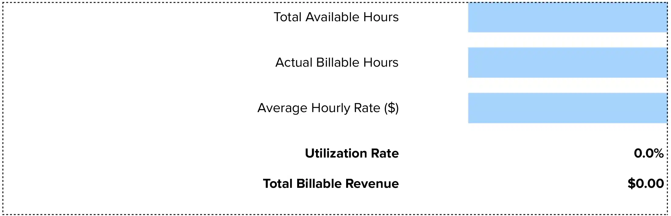 billable hours calculator