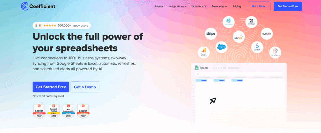 financial planning automation with coefficient