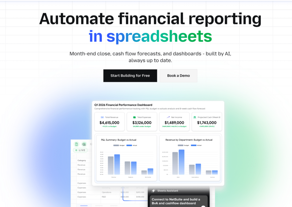 Coefficient - Finance Reporting Tool