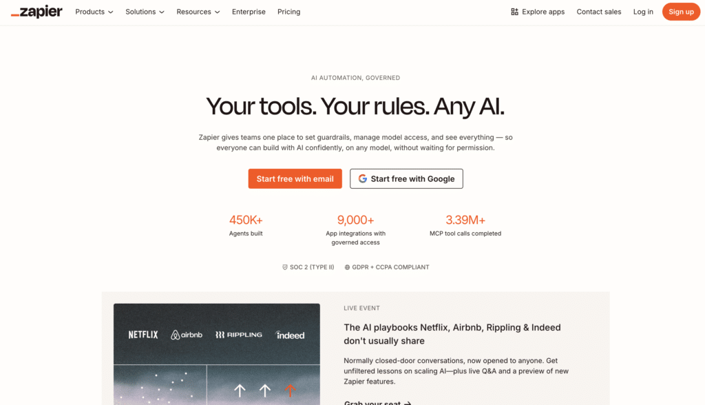 zapier - data integration tool for quickbooks