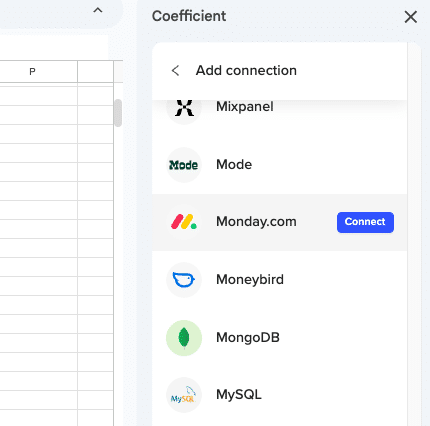 Monday Coefficient COnnector