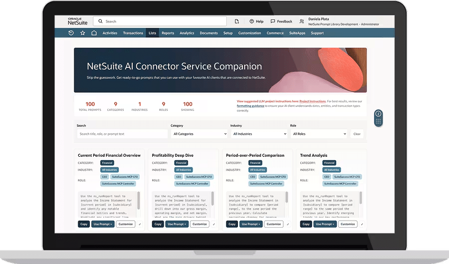 NetSuite MCP Standard Tools image